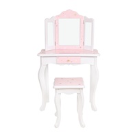 Baby Mix Children‘s Pink Wooden Dressing Table