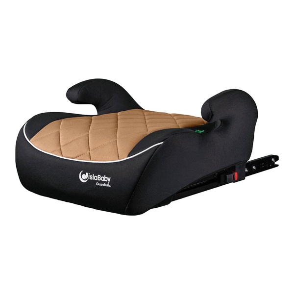 IslaBaby GuardioFix – car booster seat for children 125–150 cm with ISOFIX | Beige