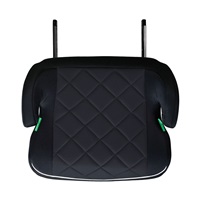 IslaBaby GuardioFix – car booster seat for children 125–150 cm with ISOFIX | Black