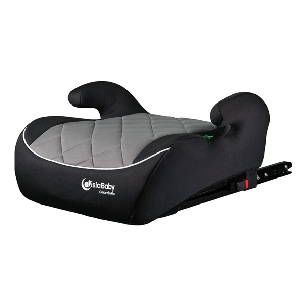 IslaBaby GuardioFix – car booster seat for children 125–150 cm with ISOFIX | Grey
