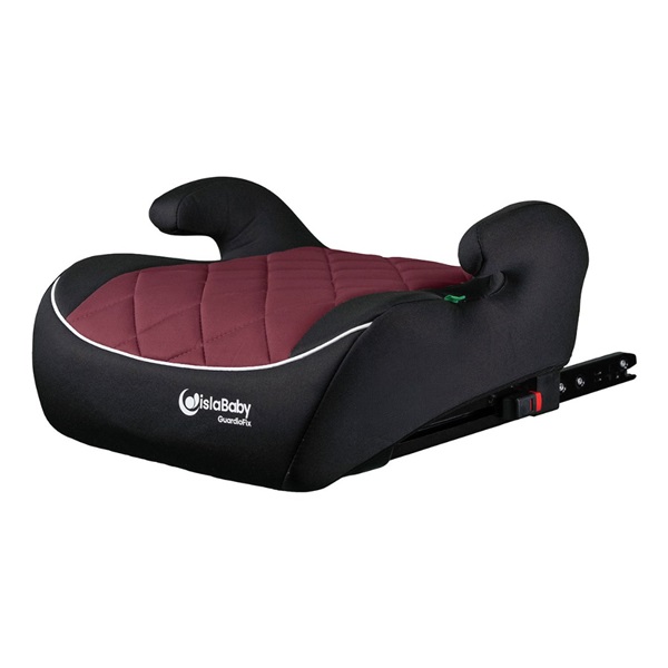 IslaBaby GuardioFix – car booster seat for children 125–150 cm with ISOFIX | Wine