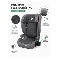 IslaBaby SafiroFix i-Size – car seat 100–150 cm, 15–36 kg with ISOFIX | Mesh Black