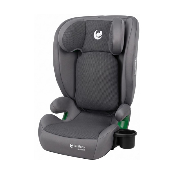IslaBaby SafiroFix i-Size – car seat 100–150 cm, 15–36 kg with ISOFIX | Mesh Grey