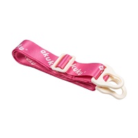 School water bottle with straw Akuku 480 ml, pink