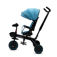 Baby Mix Peony EVA Blue Children‘s Tricycle (damaged packaging)