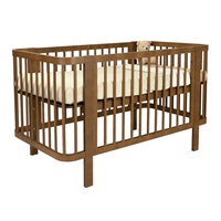 Children‘s Oval Baby Cot New Baby Klara Walnut