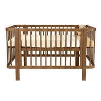 Children‘s Oval Baby Cot New Baby Klara Walnut