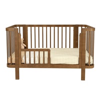 Children‘s Oval Baby Cot New Baby Klara Walnut