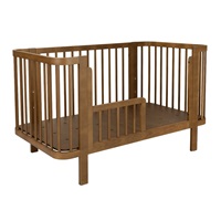 Children‘s Oval Baby Cot New Baby Klara Walnut