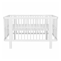 Children‘s Oval Baby Cot New Baby Klara white