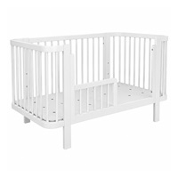 Children‘s Oval Baby Cot New Baby Klara white