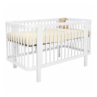 Children‘s Oval Baby Cot New Baby Klara white