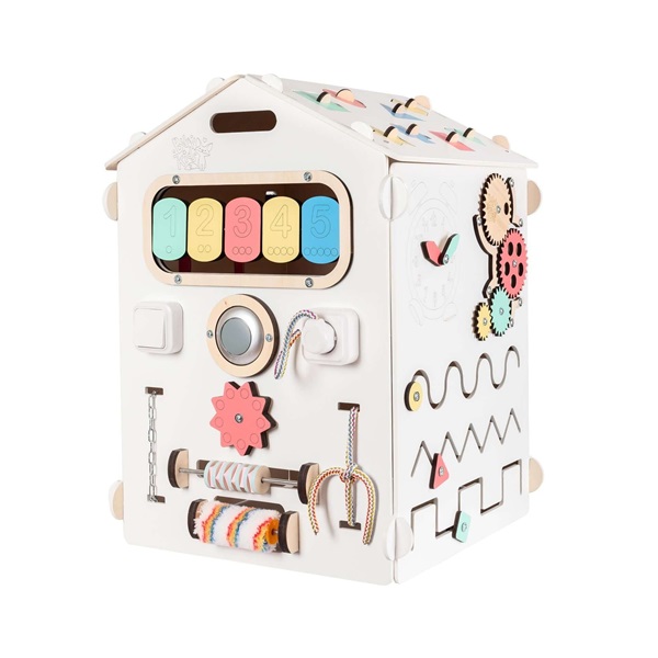 Activity Board Montessori House LED Baby Mix pastel