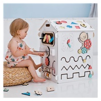 Activity Board Montessori House LED Baby Mix pastel