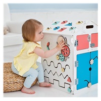 Activity Board Montessori House LED Baby Mix pastel