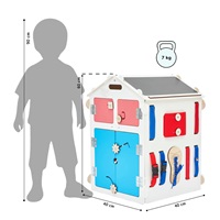 Activity Board Montessori House LED Baby Mix pastel