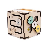 Wooden Montessori Activity Cube
