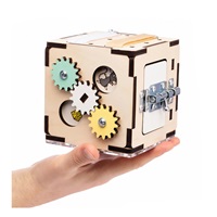 Wooden Montessori Activity Cube