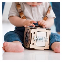 Wooden Montessori Activity Cube