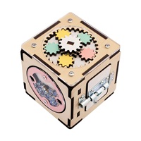 Wooden Montessori Activity Cube