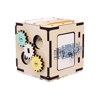 Wooden Montessori Activity Cube