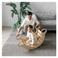 Wooden Montessori Balance Rocker Natural
