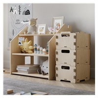 Wooden Toy Storage Box Natural