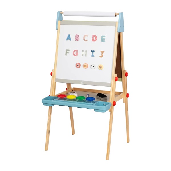 Wooden Double-Sided Art Easel for Kids