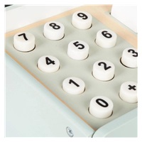 Wooden Toy Cash Register with Accessories