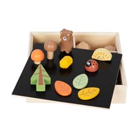 Wooden Montessori Forest Figure Set 40 Pieces