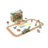 Portable Dinosaur Playset in a Case