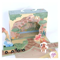 Portable Dinosaur Playset in a Case