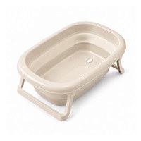 Foldable plastic baby bath Tega Baby light beige