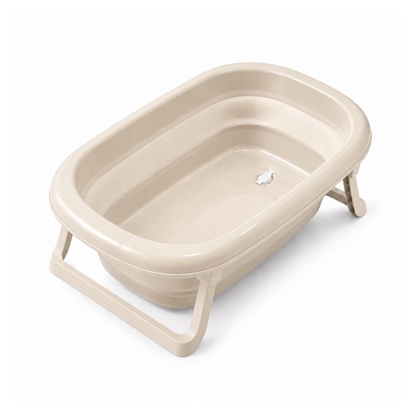 Foldable plastic baby bath Tega Baby light beige