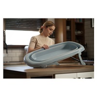 Foldable plastic baby bath Tega Baby light green