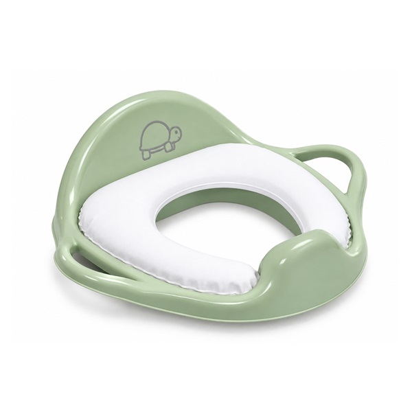 Baby toilet seat soft Turtle light green