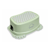 Children's non-slip bathroom step stool Turtle light green