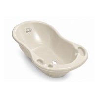 Anatomical bathtub with drain 102 cm Turtle light beige