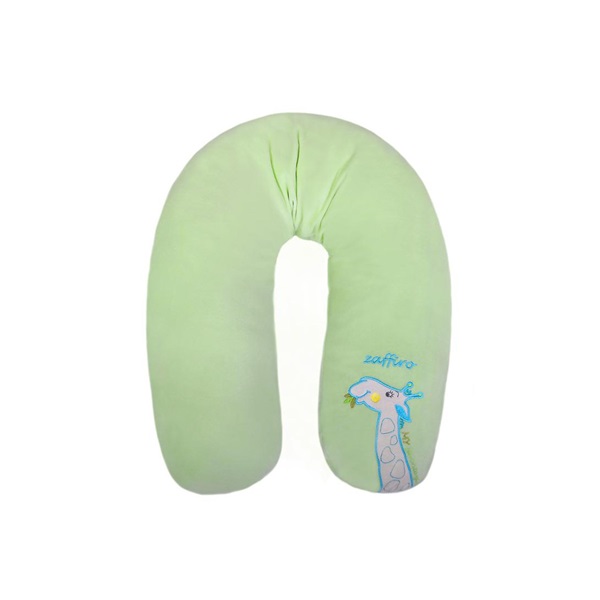 Universal Suede Nursing Pillow Womar Giraffe Green