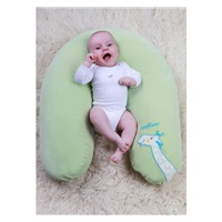 Universal Suede Nursing Pillow Womar Giraffe Green