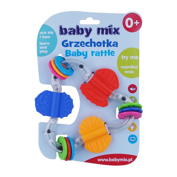 Baby Mix Colorful Triangle Baby Rattle