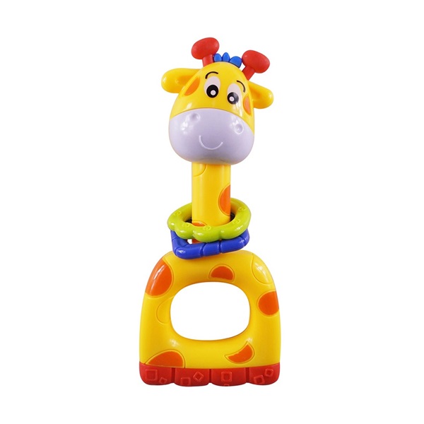 Baby Mix Yellow Giraffe Baby Rattle