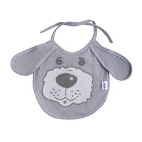 Baby bib New Baby grey