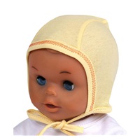 Baby cap New Baby beige, size 56 (0-3m)