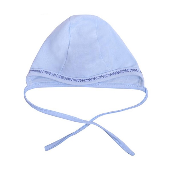 Baby cap New Baby blue, size 62 (3-6m)