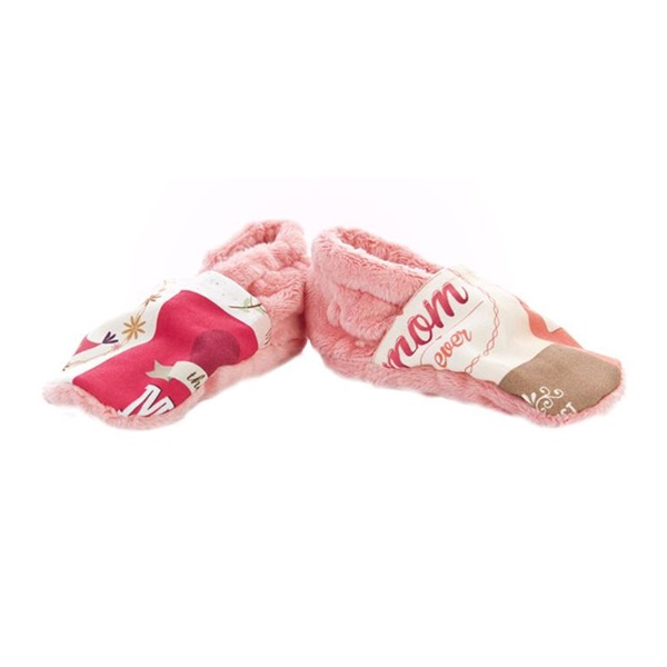 Slippers Cuddly Zoo Mom S light red