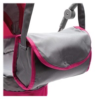 Deep Baby Mix Viola doll stroller pink and grey