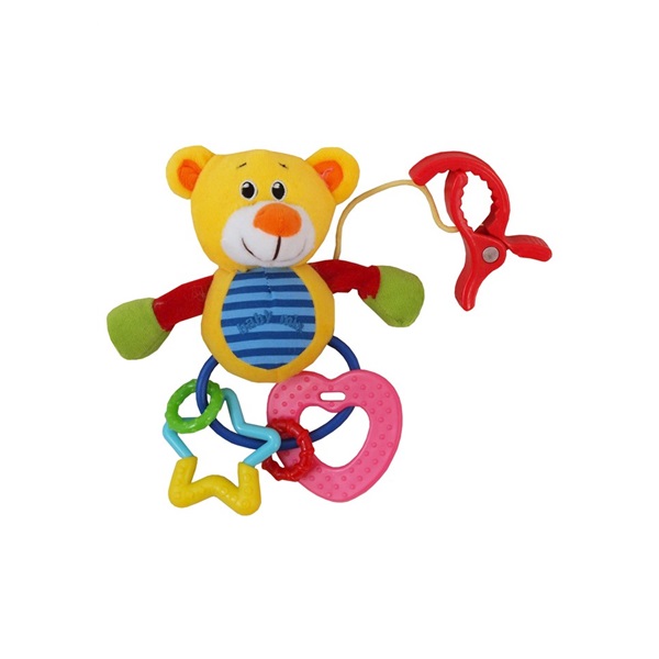 Plush toy with rattle Baby Mix bear