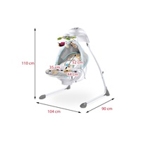 Baby swing CARETERO Bugies blue