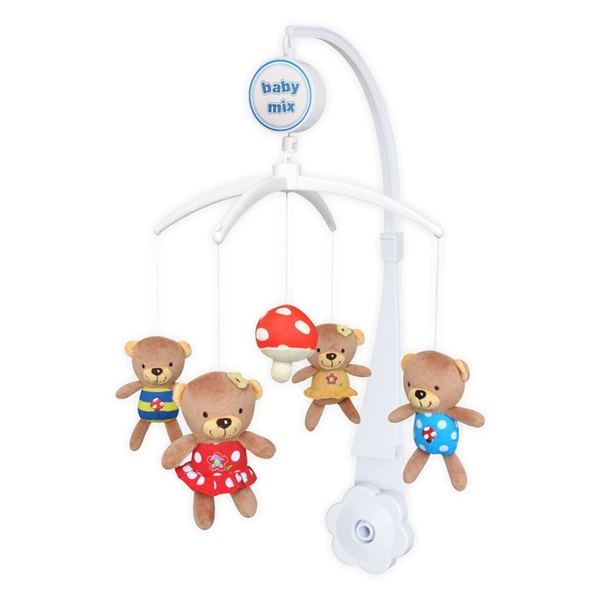 Baby Mix Bears with toadstool